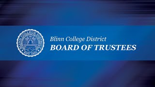 Blinn College  Board of Trustees Meeting  82024 p2 [upl. by Haddad]