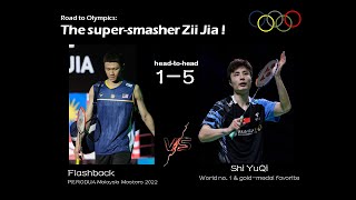 Road to Olympics Is Zii Jia ready  Watch his master class performance against Shi YuQi [upl. by Ahset]