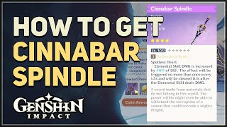 How to get Cinnabar Spindle Genshin Impact [upl. by Setiram]