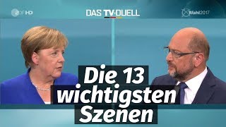 Merkel vs Schulz Das TVDuell zur Bundestagswahl 2017 [upl. by Brenk]