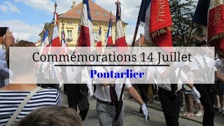 Commémorations du 14 Juillet  Pontarlier [upl. by Trik]