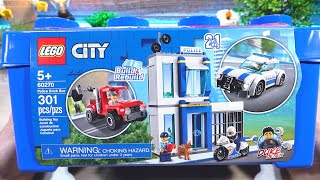 Pure build 🔊 LEGO City Police Brick Box 60270 ASMR [upl. by Nowed]