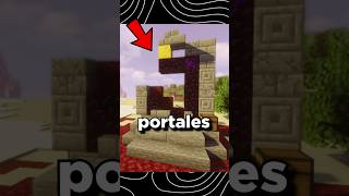 ¿Quién construyó los portales en ruinas 😨 minecraft viral miedo josativi shorts youtube [upl. by Wootten]