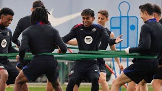 Inside Training  FC Barcelona Training 🔵🔴  Last Training Session vs Espanyol  Lamine Gavi pedri [upl. by Ettenyl]