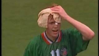 World Cup USA 1994 Group E Italy 0  1 Ireland Giants Stadium East Rutherford [upl. by Pergrim]