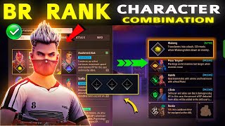 BR rank best character combination 2024  Best character combination in Free Fire  Best combination [upl. by Lirva593]