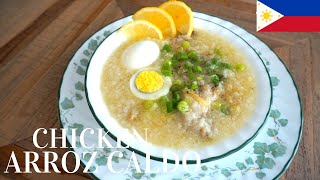 Chicken Arroz Caldo  Lugaw  Quick and Easy Lelut Manok [upl. by Hametaf]