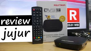 Review Jujur STB Polytron PDV 610T2 DVBT2 [upl. by Amati]