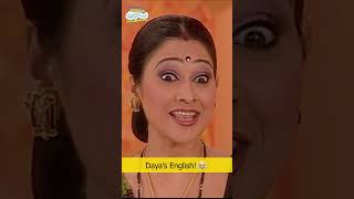 Dayas English😂 tmkoc tmkocsmileofindia taarakmehtakaooltahchashmah jethalal funny funnyvideo [upl. by Ayiak734]