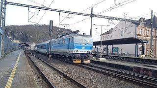 Vlaky Ústí nad Labem hln 7122024 [upl. by Brabazon]