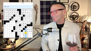 Its the Friday NYT Crossword Why Not Solve Together ☺️ Come In Take A Sip amp WINE DOWN 🍷 [upl. by Missy]