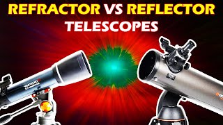 Refractor vs Reflector telescope explained for beginners [upl. by Gladine]