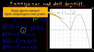 Funksjoner med delt forskrift R1 [upl. by Airetnahs]