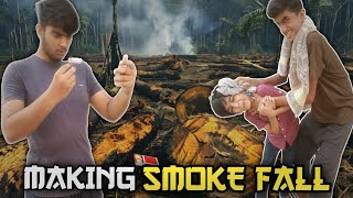 MAKING SMOKE FALL EXPERIMENT 🧪 NEW EXPERIMENT VIDEO [upl. by Emoraj]