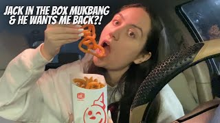 Jack In The Box Mukbang amp HE WANTS ME BACK 😍❤️‍🔥 [upl. by Mechling]