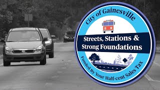 First Gainesville Roadway Project Funded by Infrastructure Surtax [upl. by Kariotta]