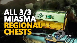 All Miasma Region Chests Destiny 2 [upl. by Enoid97]