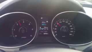 Hyundai Santa fe 2014 top speed [upl. by Atival]