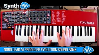 PRODUCER EVOLUTION SOUND BANK 72 new sounds  NORD LEAD 4  RACK [upl. by Lilllie]