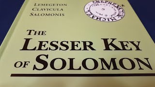 Lemegeton Clavicula Solomonis  The Lesser Key of Solomon by Joseph Peterson  Esoteric Book Review [upl. by Euqinu]