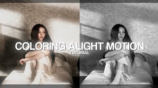 COLORING TUTORIAL ALIGHT MOTION [upl. by Rhona]