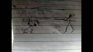 paper stick man fight I draw pls subscribe suuuub plsss [upl. by Asira]