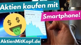 Aktien kaufen mit Smartphone 5000 € in Berkshire Hathaway via App investiert [upl. by Boigie]