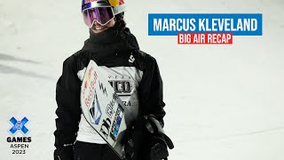 Marcus Kleveland Pacifico Mens Snowboard Big Air Recap  X Games Aspen 2023 [upl. by Eeliram]