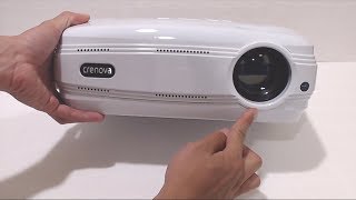 Crenova XPE680 720p LED Projector Review [upl. by Hteik]