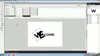 MACROMEDIA FLASH 2D TEXT ANIMATION MAKING TUTORIAL [upl. by Drarehs472]