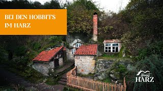 Bei den Hobbits im Harz  Höhlenwohnungen Langenstein  Entdecke mit uns den Harz  Heimat Harz [upl. by Kuska781]