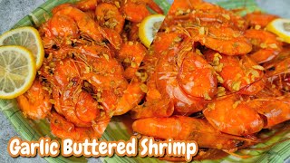 Garlic Buttered Shrimp  How To Cook Garlic Butter Shrimp  Easy Shrimp Recipe  Craevings [upl. by Anival909]