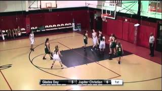 JCS vs Glades Day Girls Basketball putback [upl. by Karmen]