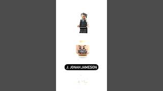 How To Make A LEGO J Jonah Jameson SpiderMan Minifigure from SpiderMan 2 shorts [upl. by Buerger]