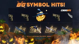 So MANY CRAZY BIG SYMBOL HITS on CSGOBIG [upl. by Ellerehc]