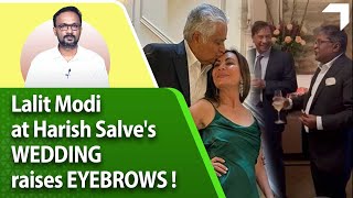 Lalit Modis presence at Harish Salve’s wedding sparks controversy [upl. by Adniralc]