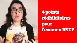 ⚠️ Sophrologie  4 points pouvant être rédhibitoires le jour de lexamen RNCP [upl. by Simdars]