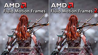 AMD Fluid Motion Frames 2  Test in 6 Games  Ray Tracing [upl. by Ssilb]