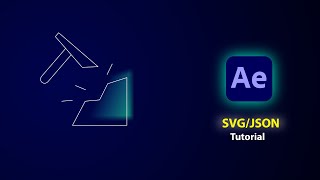 How to create website icon animation in Adobe After Effects Render SVGJSON [upl. by Alleuqahs]