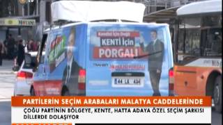 VUSLAT TV ANA HABER MALATYA SEÇİM ARABALARI [upl. by Ardnnaed892]