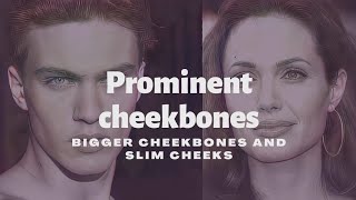 warning dont overuse Prominent and High Cheekbones  Ideal Cheek fat Subliminal [upl. by Airt626]