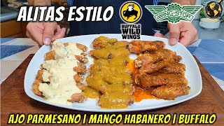 Como Hacer ALITAS Estilo Buffalo Wild Wings  Cocina Universal [upl. by Sarine579]