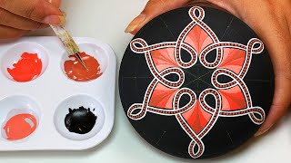 Mandala Art Dot Painting Rocks Painted Stones  How to Paint Mandala for Beginners Tutorial mandala [upl. by Body91]