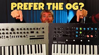 KORG MINILOGUE XD vs ORIGINAL  Which Synth Is Best [upl. by Norbie]