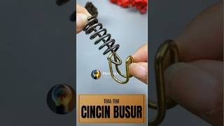 Seni Memecahkan Tantangan Cincin Spiral tekateki puzzle [upl. by Johnsson]