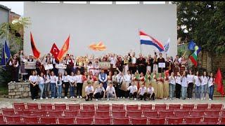 Parade of “BALKANFEST – Kosovo” in the city of Prizren [upl. by Eirotal]