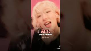 lyrics song APTrose viraltiktok lisablackpink [upl. by Cousin]