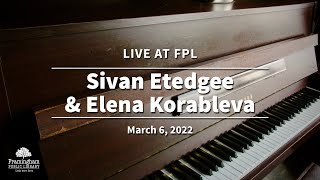 Sunday Classical Concert Sivan Etedgee amp Elena Korableva [upl. by Petuu]