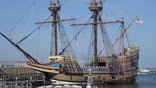 Mayflower Replica Ship That Brought The Pilgrims to American [upl. by Ardnusal]