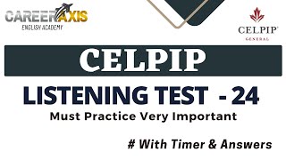 Celpip Listening Mock Test  Celpip Listening Test Practice With Answers [upl. by Adanar]